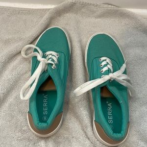 Serra teal shoes